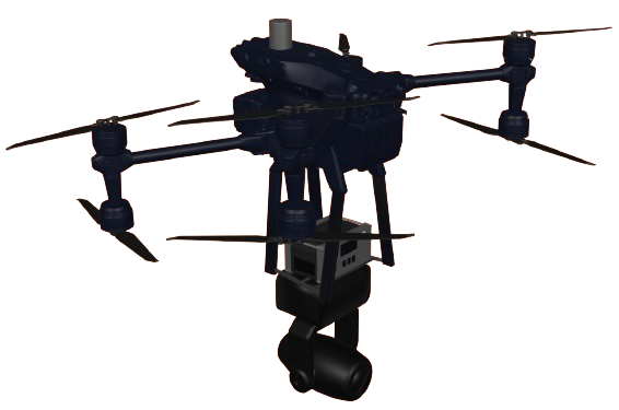 imagen modelo 3D drone